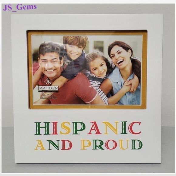 New Hispanic White 4X6 Picture Frame - Picture 1 of 14